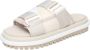 Tommy Hilfiger Textiel Flatform Sandalen voor Vrouwen Beige Dames - Thumbnail 5