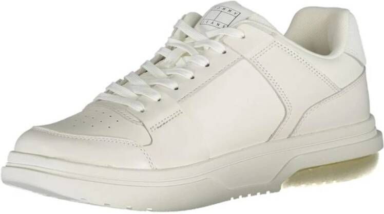 Tommy Hilfiger Trendy sneakers met contrastdetails White Heren