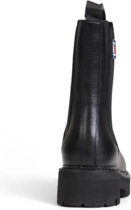 Tommy Hilfiger Urban Chelsea Leren Damesschoenen Black Dames