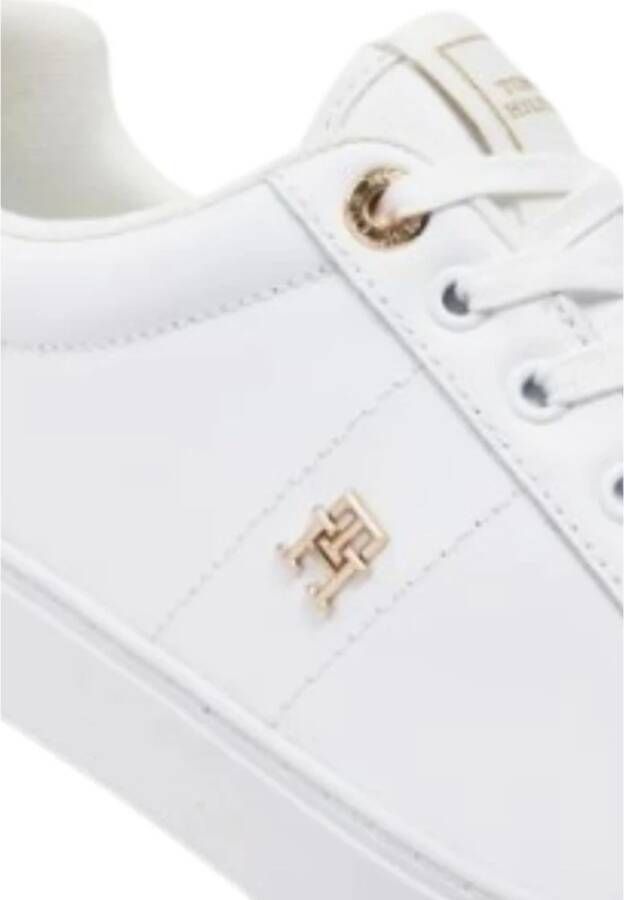 Tommy Hilfiger Verhoogde Monogram Sneakers White Dames