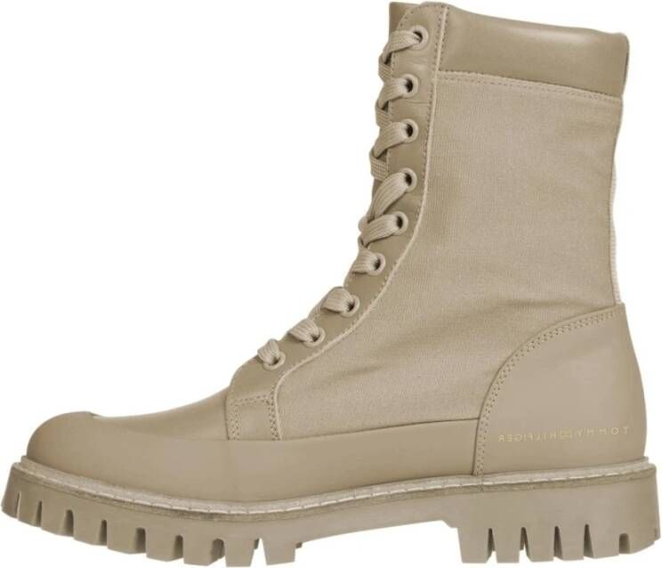 Tommy Hilfiger Veterlaarzen Beige Dames