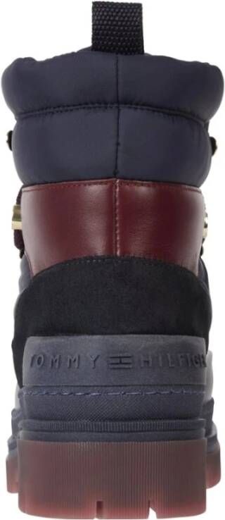 Tommy Hilfiger Veterlaarzen Blauw Dames