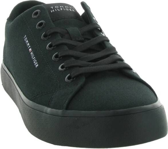 Tommy Hilfiger Vulc LOW Rubber Flag Pool Schoenen Black Heren