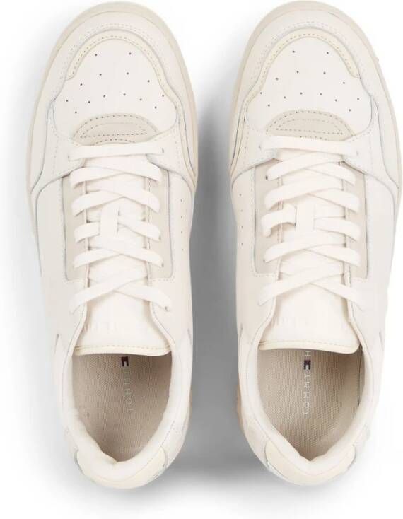 Tommy Hilfiger Weathered White Lage Sneakers White Heren