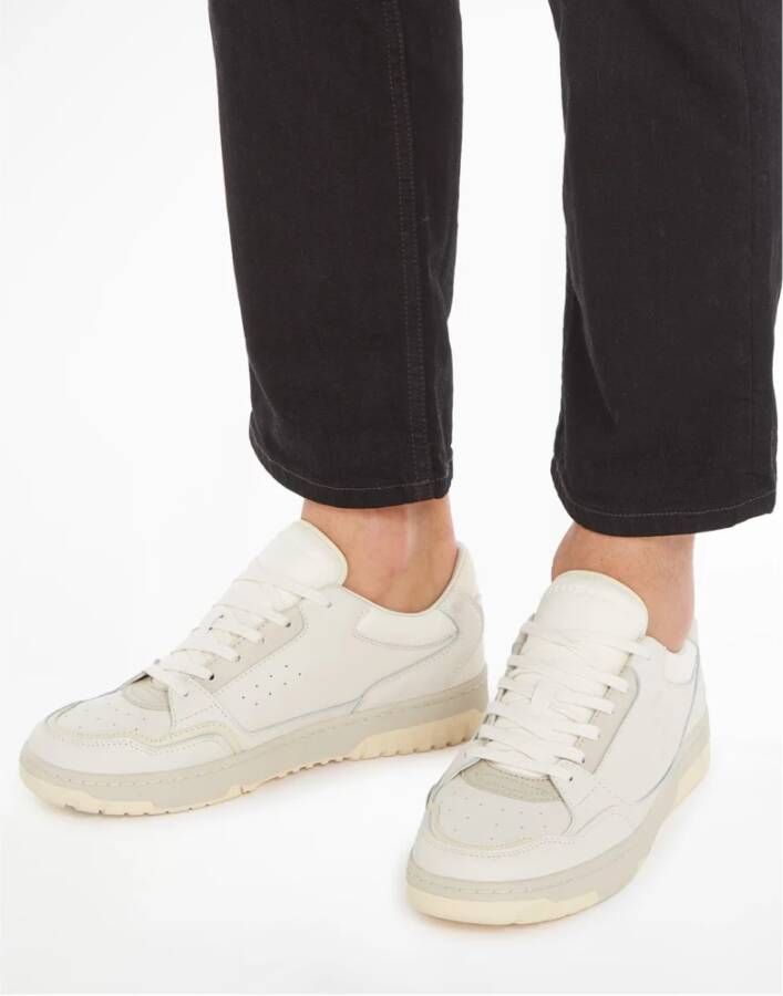 Tommy Hilfiger Weathered White Lage Sneakers White Heren