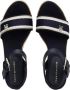 Tommy Hilfiger Sleehaksandaaltjes WEBBING WEDGE SANDAL zomerschoen sandaal keilhak met verstelbare gesp - Thumbnail 12