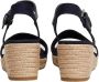 Tommy Hilfiger Sleehaksandaaltjes WEBBING WEDGE SANDAL zomerschoen sandaal keilhak met verstelbare gesp - Thumbnail 13