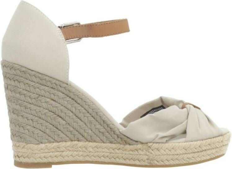 Tommy Hilfiger Espadrilles Basic Open Toe High Wedge in groen - Foto 10