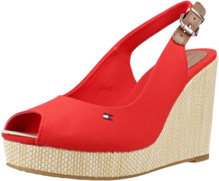 Tommy Hilfiger Wedges Red Dames