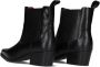 Tommy Hilfiger Western Stijl Leren Cowboy Laarzen Black Dames - Thumbnail 13