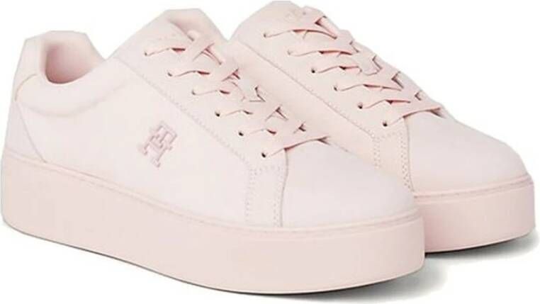 Tommy Hilfiger Whimsy Pink Court Sneakers Pink Dames