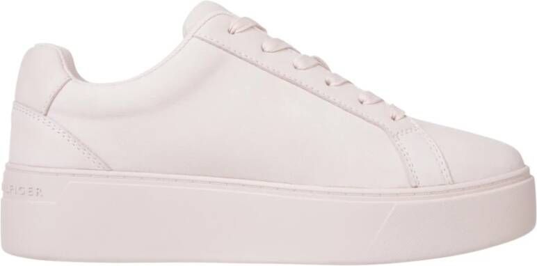 Tommy Hilfiger Whimsy Pink Court Sneakers Pink Dames