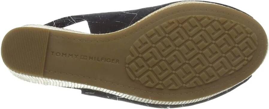 Tommy Hilfiger Wig Sandalen Black Dames