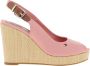 Tommy Hilfiger Wig Sandalen Pink Dames - Thumbnail 2