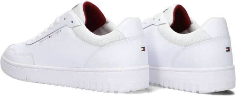 Tommy Hilfiger Witte Core Leren Sneakers White Heren