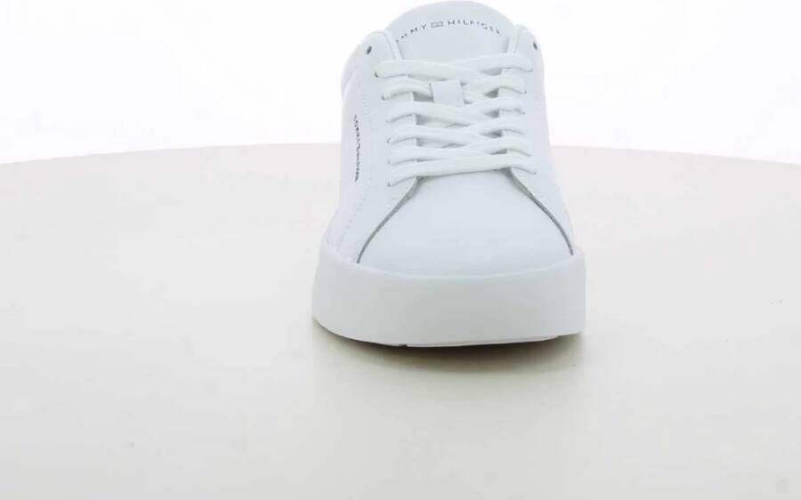 Tommy Hilfiger Witte Court Leren Herenschoenen White Heren