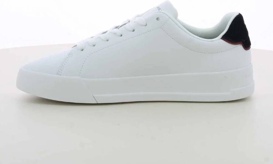 Tommy Hilfiger Witte Court Leren Herenschoenen White Heren