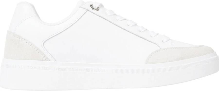 Tommy Hilfiger Witte Court Sneaker Damesschoenen White Dames