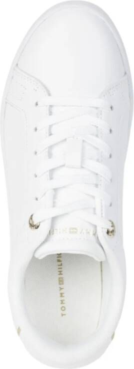 Tommy Hilfiger Witte Court Sneaker voor Vrouwen White Dames