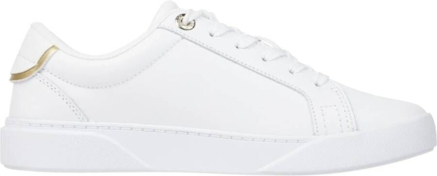 Tommy Hilfiger Witte Court Sneaker voor Vrouwen White Dames