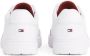 Tommy Hilfiger Witte geperforeerd leren lage sneakers White Heren - Thumbnail 12