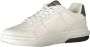 Tommy Hilfiger Sportieve Witte Sneakers Groene Details Print White Heren - Thumbnail 5