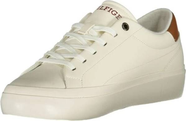 Tommy Hilfiger Witte Heren Sneakers Stijlvol Statement White Heren