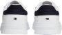 Tommy Hilfiger Witte lage leren sneakers White Heren - Thumbnail 8