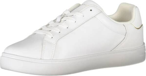 Tommy Hilfiger Witte Leren Dames Sneakers White Dames