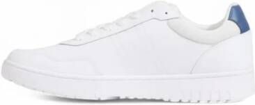 Tommy Hilfiger Witte Leren Sneaker Heren Collectie White Heren