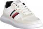 Tommy Hilfiger Sneakers TH CUPSET RWB LTH met zijstrepen vrijetijdsschoen halfhoge schoen veterschoen - Thumbnail 7