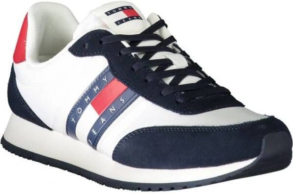 Tommy Hilfiger Witte Polyester Sneaker Multicolor Heren