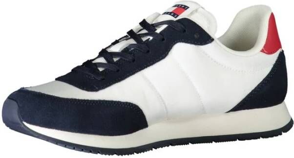 Tommy Hilfiger Witte Polyester Sneaker Multicolor Heren