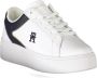 Tommy Hilfiger Plateausneakers TH PLATFORM COURT SNEAKER met contrastafwerking vrijetijdsschoen halve schoen veterschoen - Thumbnail 8