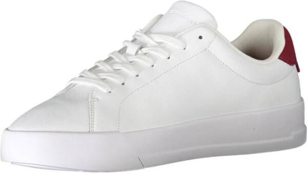 Tommy Hilfiger Witte Polyester Sneaker White Heren