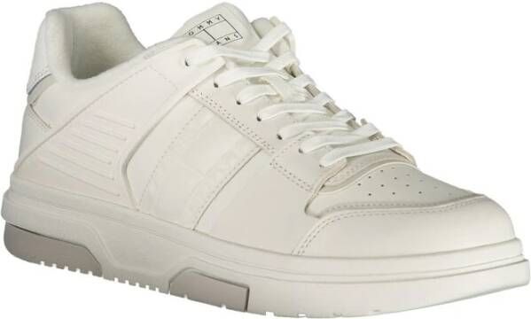 Tommy Hilfiger Witte Polyester Sneaker White Heren