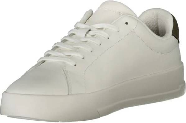 Tommy Hilfiger Witte Polyester Sneaker White Heren