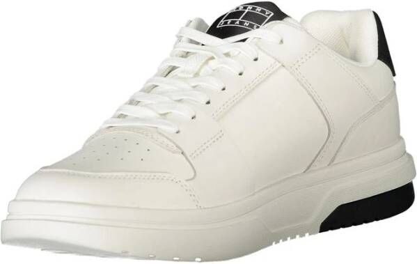 Tommy Hilfiger Witte Polyester Sneaker White Heren