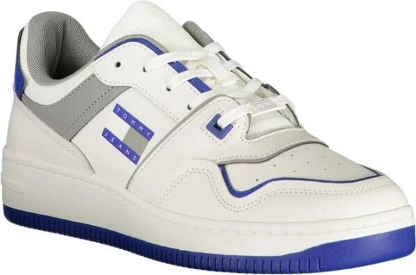 Tommy Hilfiger Witte Polyester Sneaker White Heren