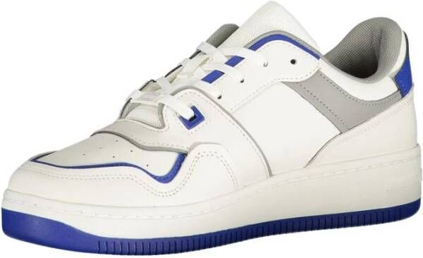 Tommy Hilfiger Witte Polyester Sneaker White Heren