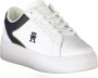 Tommy Hilfiger Plateausneakers TH PLATFORM COURT SNEAKER met contrastafwerking vrijetijdsschoen halve schoen veterschoen - Thumbnail 5