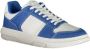 Tommy Hilfiger Witte polyester sneakers met veters contrastdetails logo Blue Heren - Thumbnail 5