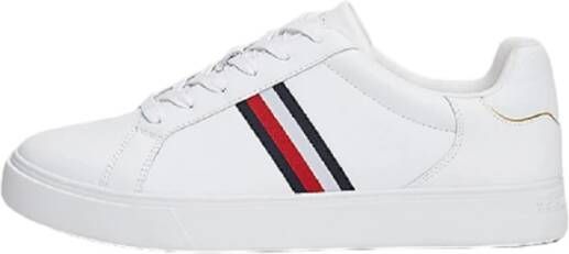 Tommy Hilfiger Witte Sneakers Leer NorHeren Pasvorm White Dames