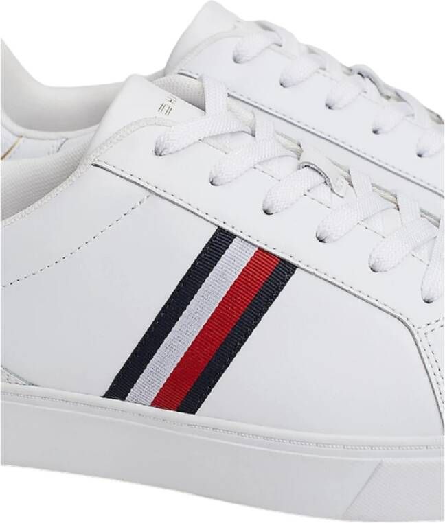 Tommy Hilfiger Witte Sneakers Leer NorHeren Pasvorm White Dames