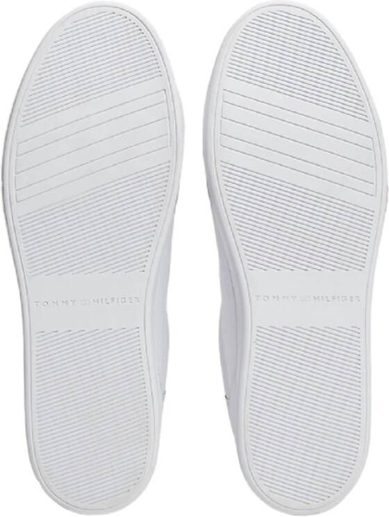 Tommy Hilfiger Witte Sneakers Leer NorHeren Pasvorm White Dames