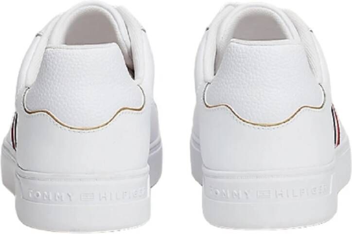 Tommy Hilfiger Witte Sneakers Leer NorHeren Pasvorm White Dames