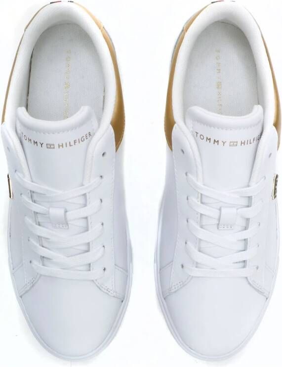 Tommy Hilfiger Witte Sneakers TH Platform Court White Dames