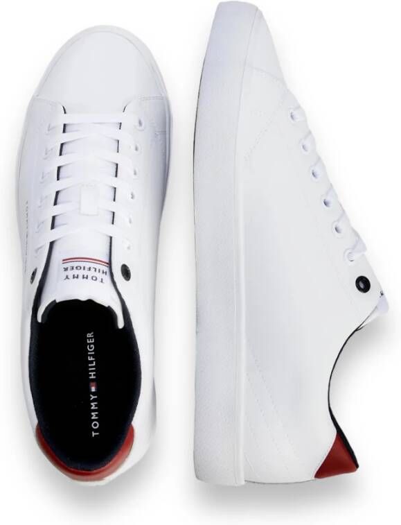 Tommy Hilfiger Witte Sneakers voor Heren Wit Heren