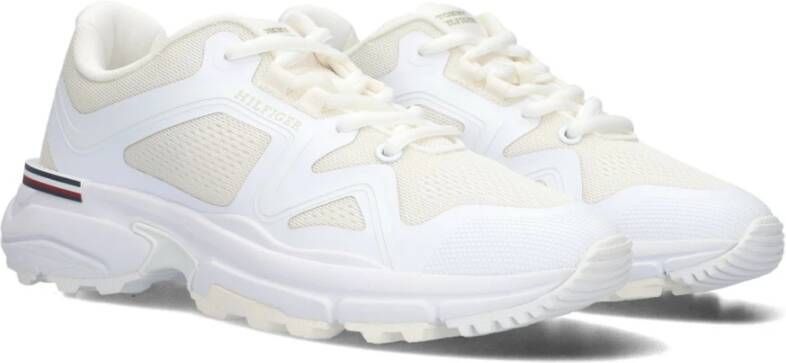 Tommy Hilfiger Witte Trail Runner Sneakers White Dames