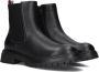 Tommy Hilfiger Zwarte Chelsea Boots Model 33570 Black Dames - Thumbnail 11